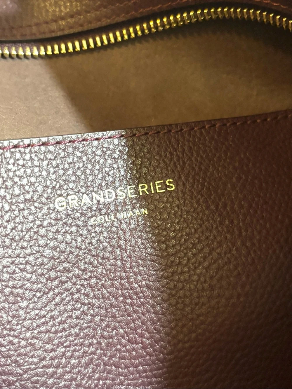 Cole Haan burgundy leather